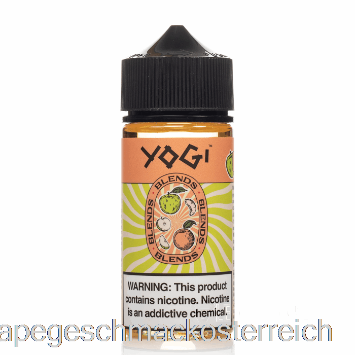 Apfel-Pfirsich-Eis – Yogi-Mischungen – 100 Ml, 6 Mg Vape-Geschmack